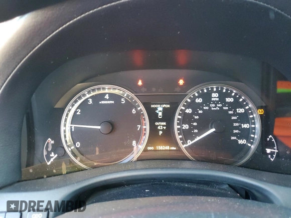 2013 Lexus GS 350 with VIN JTHCE1BLXD5005211, listed as a Copart auction lot 50029745 with 158,248 mi miles and Salvage title. Bid and sale history available at DreamBid. Image 9.