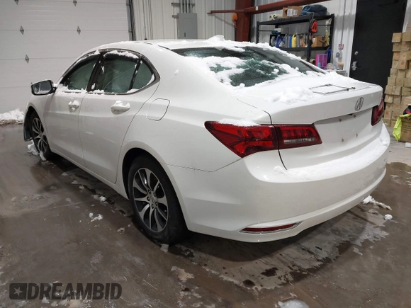 2016 Acura TLX with VIN 19UUB1F32GA015947, listed as a IAAI auction lot 41495180 with 101,789 mi miles. Bid and sale history available at carsss.com. Image 3.