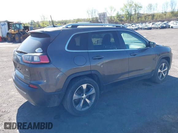2019 Jeep Cherokee Limited with VIN 1C4PJMDX0KD319579, listed as a IAAI auction lot 42116163 with 94,013 mi miles. Bid and sale history available at carsss.com. Image 4.