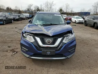 2017 Nissan Rogue SV with VIN KNMAT2MV2HP611891, listed as a Copart auction lot 49601005 with 64,505 mi miles and Salvage Title. Bid and sale history available at carsss.com. Image 5.
