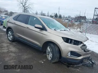 2020 Ford Edge SEL with VIN 2FMPK4J94LBB63049, listed as a IAAI auction lot 41400003 with 25,841 mi miles. Bid and sale history available at carsss.com. Image 1.