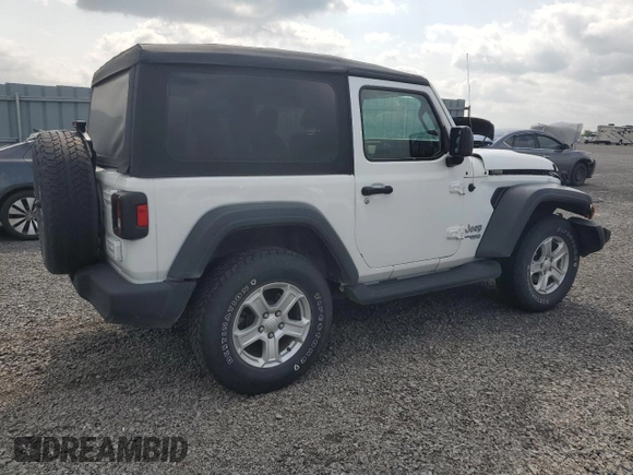 2018 Jeep Wrangler Sport S с VIN 1C4GJXAG5JW194619, выставлен на аукционе Copart как лот 60495325 с пробегом 129 216 миль миль и Чистый • Clean title. История ставок и продаж доступна на DreamBid. Изображение 3.