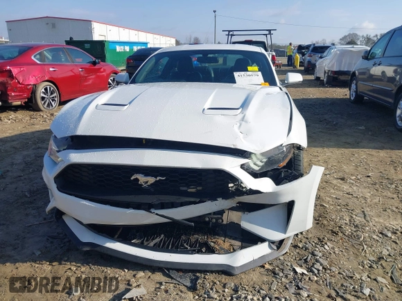 2019 Ford Mustang EcoBoost with VIN 1FA6P8TH7K5151242, listed as a IAAI auction lot 41530579 with 91,002 mi miles and . Bid and sale history available at carsss.com. Image 6.