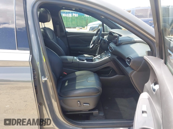 2023 Hyundai Santa Fe Calligraphy with VIN 5NMS54ALXPH633514, listed as a IAAI auction lot 42238114 with 12,969 mi miles and . Bid and sale history available at DreamBid. Image 5.