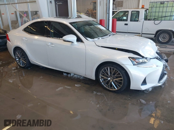 2017 Lexus IS 200t with VIN JTHBA1D21H5048059, listed as a IAAI auction lot 41238131 with 122,599 mi miles and . Bid and sale history available at DreamBid. Image 1.