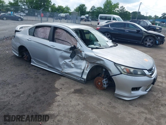 2013 Honda Accord EX z VIN 1HGCR2F73DA162760, wystawiony jako IAAI lot #42473307 z przebiegiem Nie podano mil oraz . Historia ofert i sprzedaży dostępna na DreamBid. Obrazek 1.