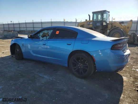 2018 Dodge Charger SXT with VIN 2C3CDXBG7JH290565, listed as a Copart auction lot 83658064 with 0 mi miles and Salvage Title. Bid and sale history available at carsss.com. Image 2.