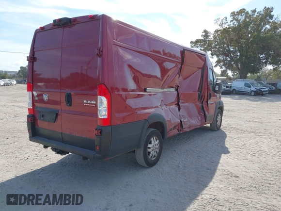 2022 Ram ProMaster Cargo with VIN 3C6MRVJG0NE120354, listed as a IAAI auction lot 41008181 with 175,919 mi miles and . Bid and sale history available at DreamBid. Image 4.