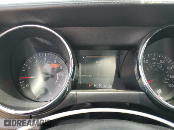 2016 Ford Mustang V6 with VIN 1FA6P8AM2G5301121, listed as a Copart auction lot 61177025 with 99,789 mi miles and Salvage title. Bid and sale history available at DreamBid. Image 9.