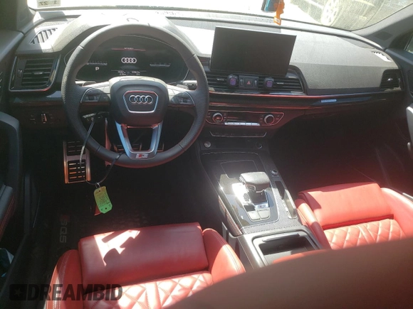 2022 Audi SQ5 Premium Plus with VIN WA1B4AFY4N2030995, listed as a Copart auction lot 52509873 with 19,207 mi miles and . Bid and sale history available at DreamBid. Image 8.