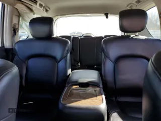 2015 Infiniti QX80 with VIN JN8AZ2NF2F9573090, listed as a Copart auction lot 41371704 with 216,620 mi miles and Salvage Title. Bid and sale history available at carsss.com. Image 10.