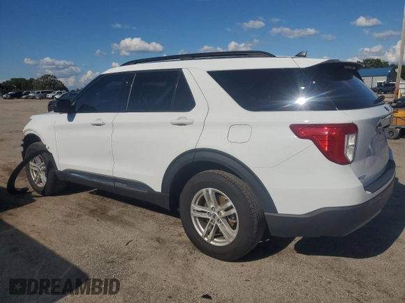 2023 Ford Explorer XLT z VIN 1FMSK8DH2PGA55872, wystawiony jako Copart lot #55814285 z przebiegiem 43 091 mil mil oraz Szkoda całkowita • Salvage title. Historia ofert i sprzedaży dostępna na DreamBid. Obrazek 2.