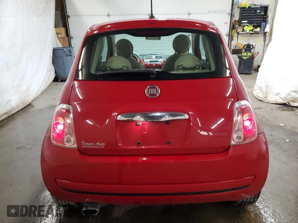 2012 FIAT 500 Pop with VIN 3C3CFFAR0CT243198, listed as a Copart auction lot 63317325 with 54,537 mi miles and Salvage title. Bid and sale history available at DreamBid. Image 6.