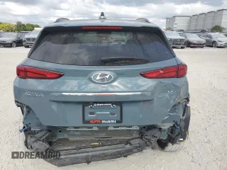 2022 Hyundai Kona Limited with VIN KM8K53A34NU805516, listed as a Copart auction lot 80273864 with 25,249 mi miles and Salvage Title. Bid and sale history available at carsss.com. Image 6.
