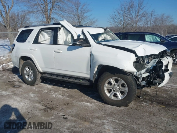 2022 Toyota 4Runner SR5 Premium with VIN JTENU5JR0N6058842, listed as a IAAI auction lot 41405515 with 27,480 mi miles and . Bid and sale history available at DreamBid. Image 1.