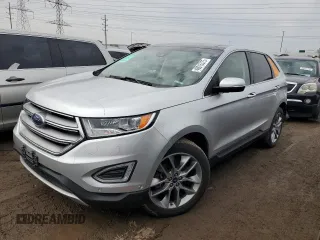 2017 Ford Edge Titanium z VIN 2FMPK4K94HBC08724, wystawiony jako Copart lot #48015375 z przebiegiem 66 979 mil mil oraz Szkoda całkowita • Salvage title. Historia ofert i sprzedaży dostępna na DreamBid. Obrazek 1.