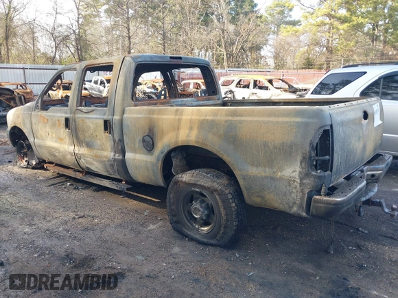 2003 Ford Super Duty F-250 XL with VIN 1FTNW21F73EA07702, listed as a IAAI auction lot 40875245 with 1 mi miles. Bid and sale history available at carsss.com. Image 3.