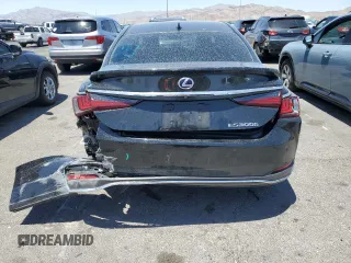 2022 Lexus ES 300h with VIN 58ADA1C18NU021319, listed as a Copart auction lot 57844055 with 21,172 mi miles and Salvage title. Bid and sale history available at DreamBid. Image 6.