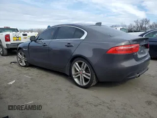 2017 Jaguar XE 35t Prestige with VIN SAJAK4BV3HA948348, listed as a Copart auction lot 41881434 with 87,257 mi miles and Salvage Title. Bid and sale history available at carsss.com. Image 2.