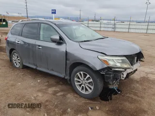 2015 Nissan Pathfinder S z VIN 5N1AR2MM0FC711042, wystawiony jako Copart lot #54342405 z przebiegiem 115 238 mil mil oraz Szkoda całkowita • Salvage title. Historia ofert i sprzedaży dostępna na DreamBid. Obrazek 4.