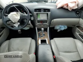 2010 Lexus IS 250 with VIN JTHCF5C2XA5041633, listed as a Copart auction lot 54698185 with 131,792 mi miles and Salvage title. Bid and sale history available at DreamBid. Image 8.