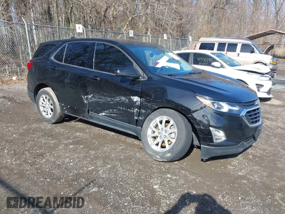 2020 Chevrolet Equinox LT with VIN 2GNAXUEV6L6283955, listed as a IAAI auction lot 41748148 with 145,242 mi miles. Bid and sale history available at carsss.com. Image 1.