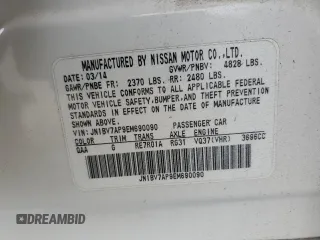 2014 Infiniti Q50 Premium z VIN JN1BV7AP9EM690090, wystawiony jako Copart lot #45175265 z przebiegiem 112 994 mil mil oraz Szkoda całkowita • Salvage title. Historia ofert i sprzedaży dostępna na DreamBid. Obrazek 13.