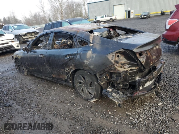2022 Honda Insight Touring with VIN 19XZE4F90NE000200, listed as a Copart auction lot 43374955 with Not Provided miles and Salvage Title. Bid and sale history available at carsss.com. Image 2.