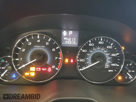 2011 Subaru Legacy Limited Power Moon with VIN 4S3BMBK60B3262418, listed as a Copart auction lot 61397035 with 195,914 mi miles and Salvage title. Bid and sale history available at DreamBid. Image 9.