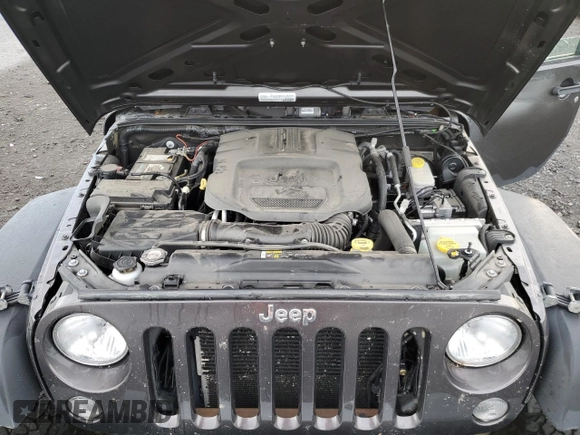 2018 Jeep Wrangler JK Unlimited Sport S with VIN 1C4BJWDG7JL814744, listed as a Copart auction lot 77830714 with 130,229 mi miles and Salvage Title. Bid and sale history available at carsss.com. Image 11.