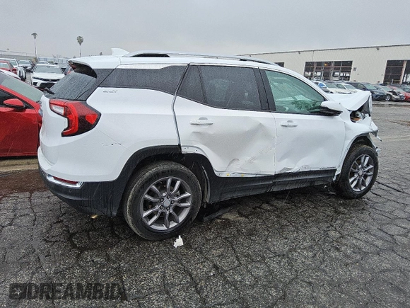 2023 GMC Terrain SLT z VIN 3GKALPEG8PL137764, wystawiony jako Copart lot #48786345 z przebiegiem 61 801 mil mil oraz Szkoda całkowita • Salvage title. Historia ofert i sprzedaży dostępna na DreamBid. Obrazek 3.
