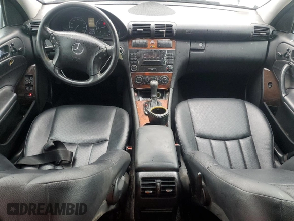 2007 Mercedes-Benz C 280 Luxury with VIN WDBRF92H37F931921, listed as a Copart auction lot 52728455 with 159,722 mi miles and Salvage title. Bid and sale history available at DreamBid. Image 8.