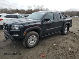 2024 Nissan Frontier SV with VIN 1N6ED1EK7RN631464, listed as a Copart auction lot 47051115 with 10 mi miles and Salvage title. Bid and sale history available at DreamBid. Image 1.