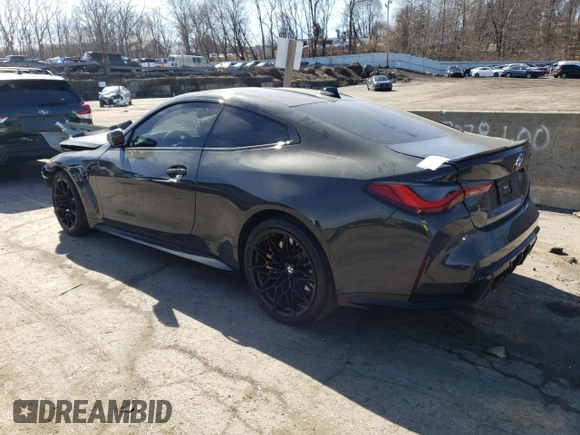 2022 BMW M4 Competition xDrive with VIN WBS43AZ0XNCJ95430, listed as a Copart auction lot 46249254 with 5,442 mi miles. Bid and sale history available at carsss.com. Image 2.