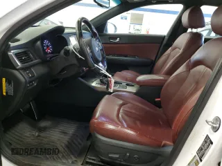 2016 Kia Optima SX Turbo with VIN 5XXGW4L26GG017489, listed as a Copart auction lot 42592995 with 120,423 mi miles and Salvage Title. Bid and sale history available at carsss.com. Image 7.