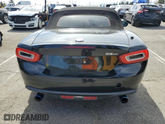 2017 FIAT 124 Spider Elaborazione Abarth z VIN JC1NFAEK6H0124254, wystawiony jako Copart lot #46738325 z przebiegiem 24 427 mil mil oraz Czysty tytuł • Clean title. Historia ofert i sprzedaży dostępna na DreamBid. Obrazek 6.