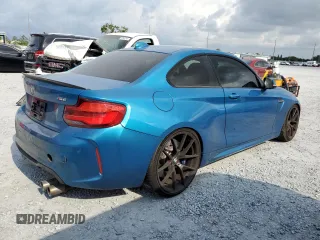 2018 BMW M2 z VIN WBS1J5C53JVD36649, wystawiony jako Copart lot #57961455 z przebiegiem 55 751 mil mil oraz Szkoda całkowita • Salvage title. Historia ofert i sprzedaży dostępna na DreamBid. Obrazek 3.