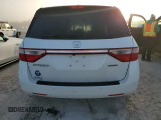 2012 Honda Odyssey Touring with VIN 5FNRL5H96CB144690, listed as a Copart auction lot 75176494 with 0 mi miles and Salvage Title. Bid and sale history available at carsss.com. Image 6.