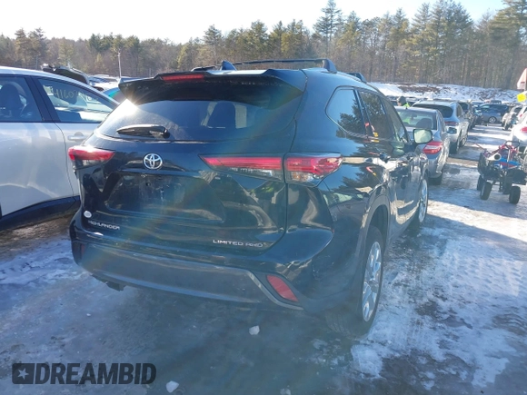 2023 Toyota Highlander L with VIN 5TDKDRBH6PS034374, listed as a IAAI auction lot 41617044 with 23,490 mi miles and . Bid and sale history available at DreamBid. Image 4.
