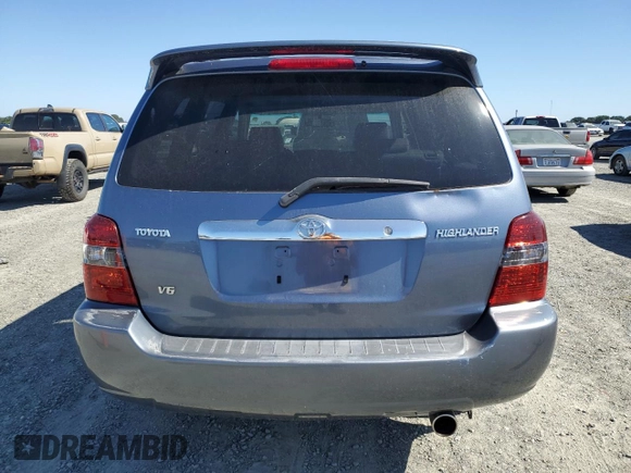2007 Toyota Highlander w/3rd Row with VIN JTEDP21A870137094, listed as a Copart auction lot 57706855 with 160,443 mi miles and Clean title. Bid and sale history available at DreamBid. Image 6.