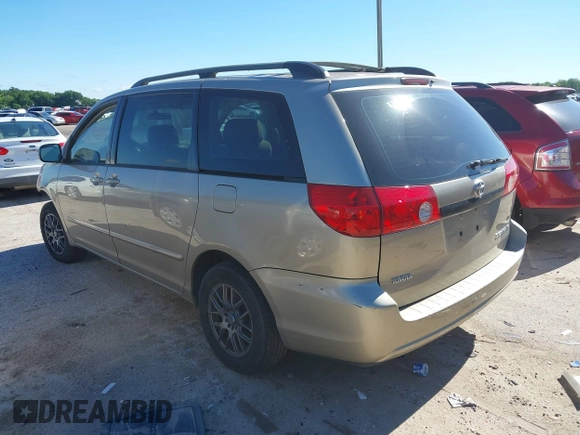 2006 Toyota Sienna CE with VIN 5TDZA23C16S457699, listed as a IAAI auction lot 42196228 with 220,910 mi miles and . Bid and sale history available at carsss.com. Image 3.