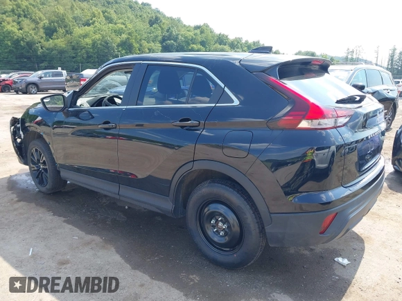 2024 Mitsubishi Eclipse Cross LE with VIN JA4ATVAAXRZ018654, listed as a IAAI auction lot 40034548 with 5,618 mi miles and . Bid and sale history available at DreamBid. Image 3.
