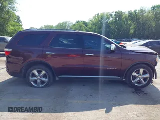 2012 Dodge Durango Citadel with VIN 1C4SDHET1CC275636, listed as a IAAI auction lot 42266742 with 212,030 mi miles and . Bid and sale history available at DreamBid. Image 13.