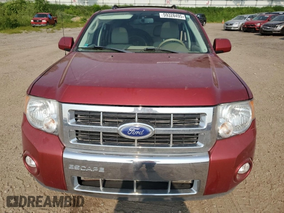 2012 Ford Escape Limited with VIN 1FMCU9E77CKB65284, listed as a Copart auction lot 59328495 with 125,774 mi miles and Clean title. Bid and sale history available at DreamBid. Image 5.