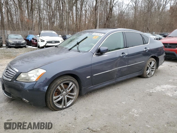 2010 Infiniti M with VIN JN1CY0AR3AM960106, listed as a Copart auction lot 88242525 with Not provided miles and Salvage title. Bid and sale history available at DreamBid. Image 1.