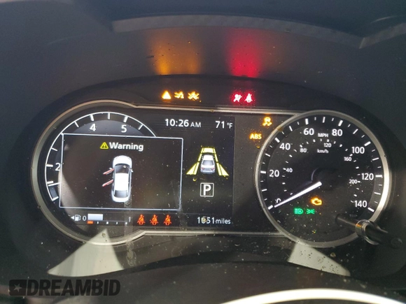 2024 Nissan Versa SR with VIN 3N1CN8FV6RL924591, listed as a Copart auction lot 58532785 with 1,651 mi miles and Salvage title. Bid and sale history available at DreamBid. Image 9.