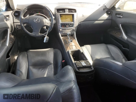 2010 Lexus IS 250 with VIN JTHCF5C27A5037202, listed as a Copart auction lot 61075135 with 167,478 mi miles and Salvage title. Bid and sale history available at DreamBid. Image 8.