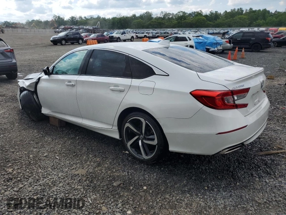 2020 Honda Accord Sport with VIN 1HGCV2F36LA025240, listed as a Copart auction lot 58564985 with 52,954 mi miles and Salvage title. Bid and sale history available at DreamBid. Image 2.
