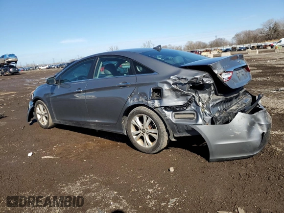 2013 Hyundai Sonata Limited with VIN 5NPEC4AC7DH658484, listed as a Copart auction lot 49443485 with 214,114 mi miles and Salvage Title. Bid and sale history available at DreamBid. Image 2.