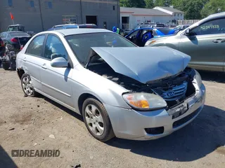 2007 Kia Spectra EX with VIN KNAFE122575381337, listed as a IAAI auction lot 42540766 with 86,663 mi miles and . Bid and sale history available at DreamBid. Image 1.
